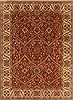 Agra Red Hand Knotted 51 X 71 Area Rug 250-20663 Thumb 0