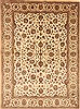 Kashan Beige Hand Knotted 52 X 71  Area Rug 250-20675 Thumb 0