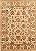 Agra Beige Hand Knotted 52 X 72  Area Rug 250-20676 Thumb 0