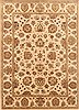 Agra Beige Hand Knotted 52 X 72 Area Rug 250-20676 Thumb 0