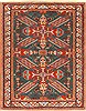 Heriz Green Hand Knotted 43 X 54  Area Rug 250-20677 Thumb 0