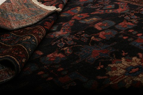 Hamedan Blue Hand Knotted 42 X 68 Area Rug 250-20684 Image 2