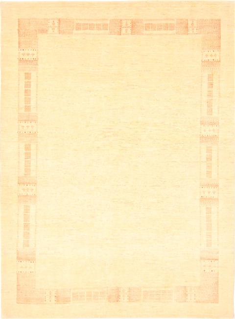 Gabbeh Beige Hand Knotted 50 X 68 Area Rug 250-20692 Image 0