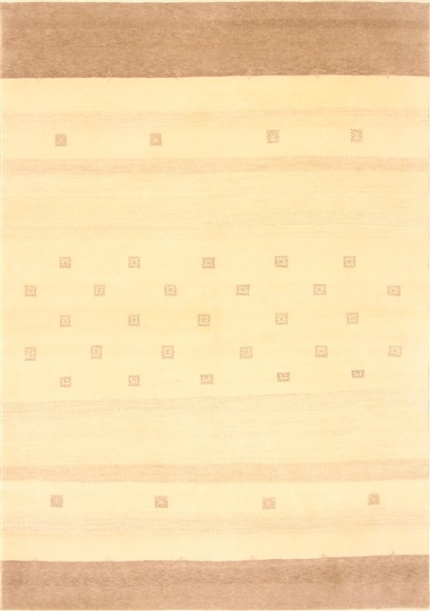 Gabbeh Beige Hand Knotted 50 X 71 Area Rug 250-20711 Image 0