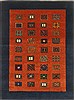 Gabbeh Brown Hand Knotted 50 X 69 Area Rug 250-20712 Thumb 0