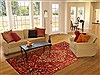 Bakhtiar Red Hand Knotted 610 X 911  Area Rug 100-20722 Thumb 4