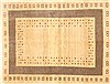 Gabbeh Beige Hand Knotted 51 X 66  Area Rug 250-20725 Thumb 0