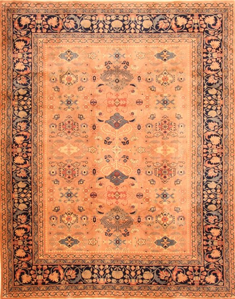 Kerman Beige Hand Knotted 65 X 910  Area Rug 100-20726 Image 0