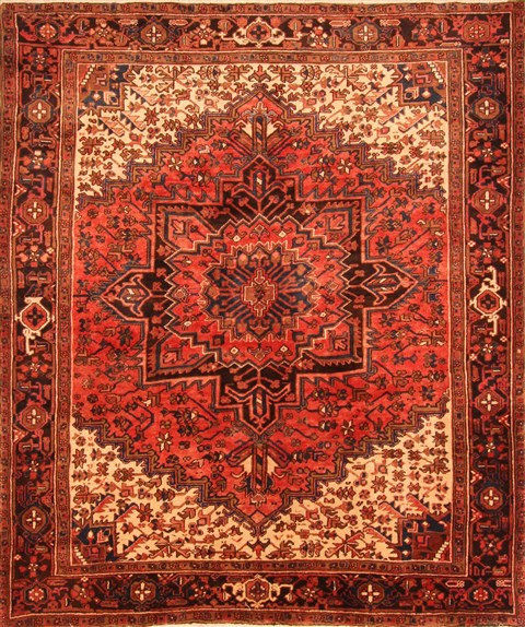 Heriz Red Hand Knotted 74 X 810  Area Rug 100-20730 Image 0
