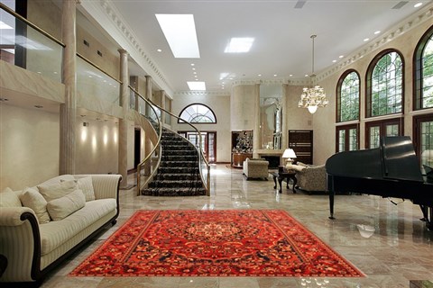 Bakhtiar Red Hand Knotted 611 X 105 Area Rug 100-20737 Image 1