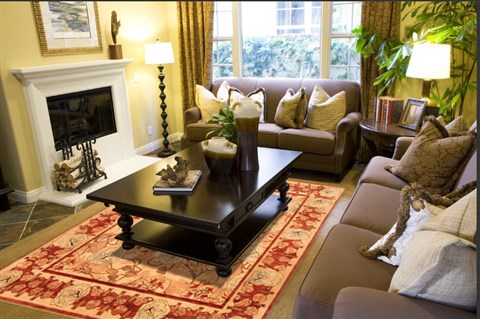 Modern Brown Hand Knotted 80 X 101 Area Rug 100-20742 Image 2