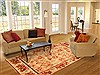 Modern Brown Hand Knotted 80 X 101 Area Rug 100-20742 Thumb 4
