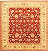 Moshk Abad Red Square Hand Knotted 511 X 63  Area Rug 250-20754 Thumb 0