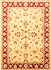 Pishavar Beige Hand Knotted 55 X 710  Area Rug 250-20759 Thumb 0