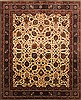 Sarouk Beige Hand Knotted 82 X 100 Area Rug 250-20778 Thumb 0