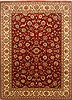 Isfahan Red Hand Knotted 83 X 113  Area Rug 250-20781 Thumb 0