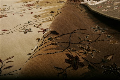 Nepal Brown Hand Knotted 80 X 105 Area Rug 250-20787 Image 11