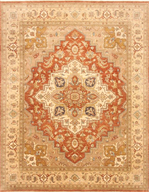Serapi Brown Hand Knotted 710 X 100 Area Rug 250-20792 Image 0