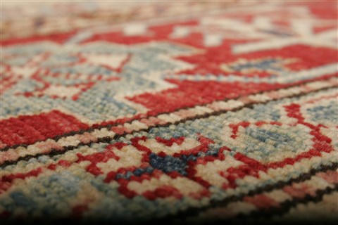 Kazak Yellow Hand Knotted 79 X 110 Area Rug 250-20793 Image 6