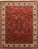 Kashmar Red Hand Knotted 82 X 100 Area Rug 250-20796 Thumb 0