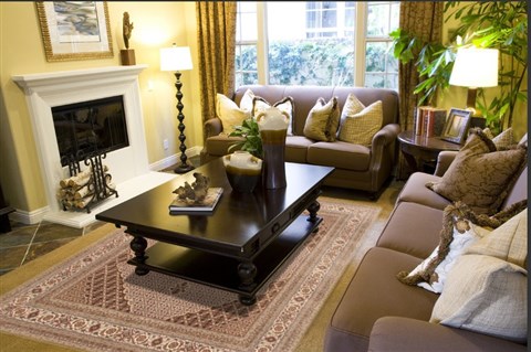 Tabriz Beige Hand Knotted 84 X 102 Area Rug 250-20799 Image 4
