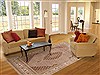 Tabriz Beige Hand Knotted 84 X 102 Area Rug 250-20799 Thumb 2