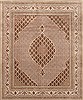 Tabriz Beige Hand Knotted 84 X 102  Area Rug 250-20799 Thumb 0