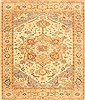 Serapi Beige Hand Knotted 82 X 98  Area Rug 250-20814 Thumb 0