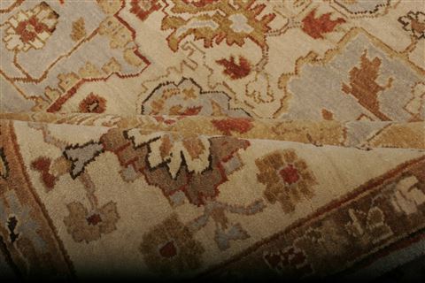 Serapi Blue Hand Knotted 711 X 911 Area Rug 250-20818 Image 9