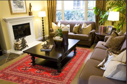 Turkman Red Hand Knotted 70 X 105 Area Rug 100-20823 Image 2