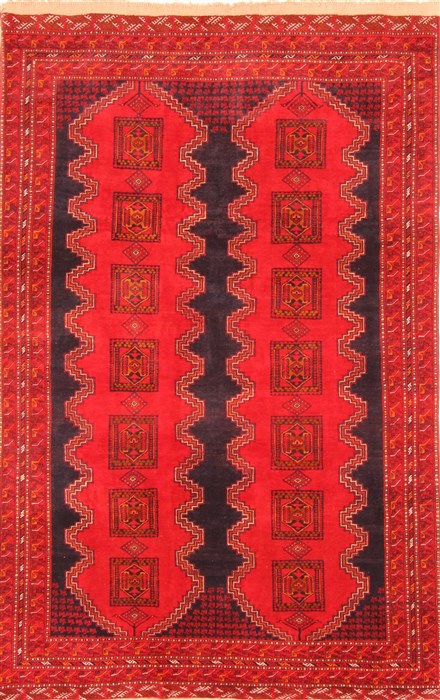 Kelardasht Red Hand Knotted 66 X 101  Area Rug 100-20825 Image 0