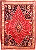 Qashqai Red Hand Knotted 610 X 96  Area Rug 100-20832 Thumb 0