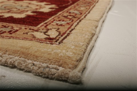 Pishavar Beige Square Hand Knotted 77 X 710 Area Rug 250-20834 Image 7