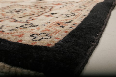 Pishavar Black Square Hand Knotted 710 X 86 Area Rug 250-20836 Image 8