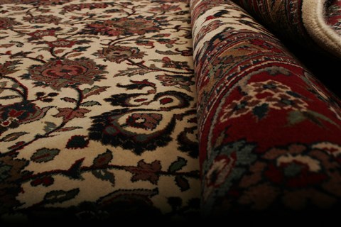 Kashmar White Square Hand Knotted 80 X 80 Area Rug 250-20840 Image 2
