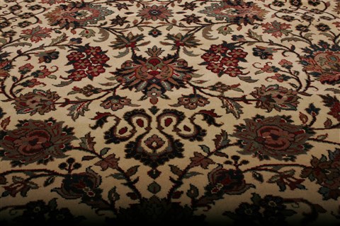 Kashmar White Square Hand Knotted 80 X 80 Area Rug 250-20840 Image 6