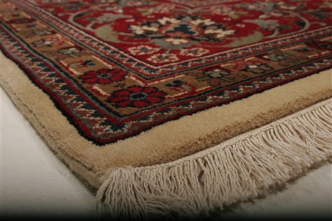 Kashmar White Square Hand Knotted 80 X 80 Area Rug 250-20840 Image 7