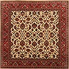 Kashmar White Square Hand Knotted 80 X 80  Area Rug 250-20840 Thumb 0