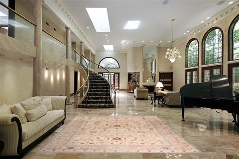 Elvan Beige Hand Knotted 89 X 120 Area Rug 300-20847 Image 1