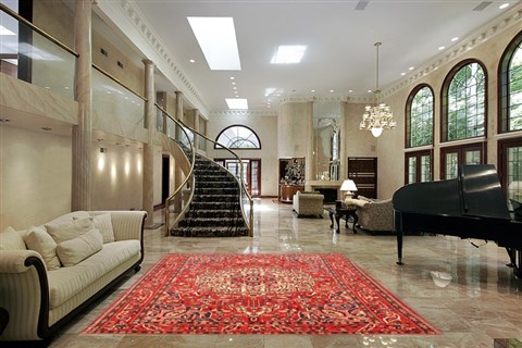 Bakhtiar Red Hand Knotted 611 X 98 Area Rug 100-20854 Image 1