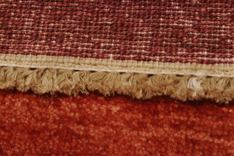 Gabbeh Brown Hand Knotted 83 X 100  Area Rug 250-20868 Image 7