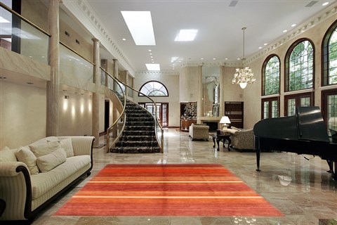 Gabbeh Brown Hand Knotted 83 X 100  Area Rug 250-20868 Image 5