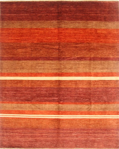 Gabbeh Brown Hand Knotted 83 X 100  Area Rug 250-20868 Image 0