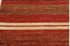 Gabbeh Brown Hand Knotted 83 X 100  Area Rug 250-20868 Thumb 9