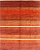 Gabbeh Brown Hand Knotted 83 X 100  Area Rug 250-20868 Thumb 0
