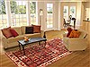 Bakhtiar Red Hand Knotted 73 X 911  Area Rug 100-20880 Thumb 4