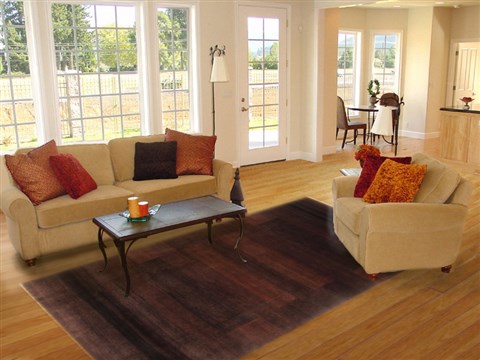 Gabbeh Brown Hand Knotted 80 X 99 Area Rug 250-20881 Image 4