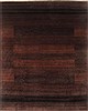Gabbeh Brown Hand Knotted 80 X 99 Area Rug 250-20881 Thumb 0