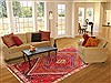 Qashqai Red Hand Knotted 610 X 99  Area Rug 100-20895 Thumb 4