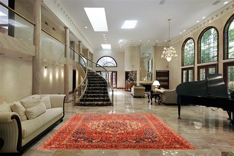 Bakhtiar Red Hand Knotted 67 X 102 Area Rug 100-20896 Image 1